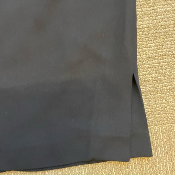 Carriere Black knee length lined side slit work to dinner skirt women’s size XS - Picture 2 of 5